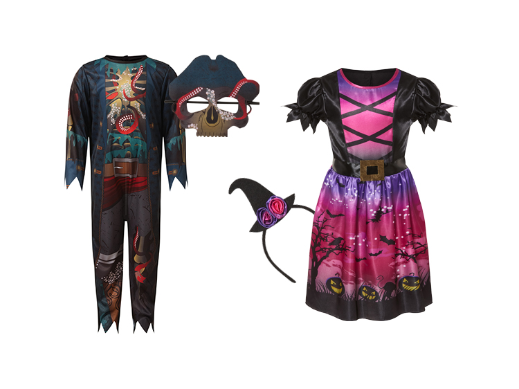 Lasten halloween-asu
